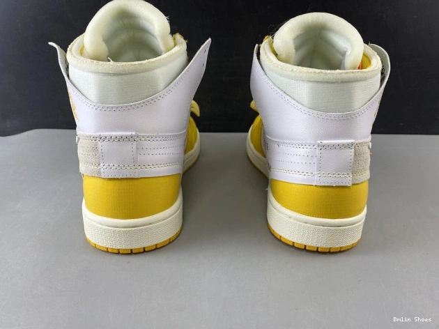 Bmlin AQ0818-149 Off-White x 1 Air Yellow-Cone White Dark NRG Jordan Powder 0725